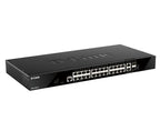 D-Link DGS-1520-28/E network switch Managed L3 10G Ethernet (100/1000/10000) 1U Black