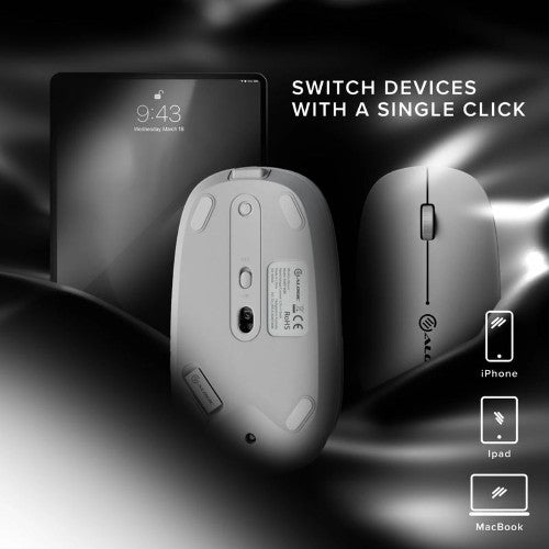 ALOGIC AMBT4KWH mouse Travel Ambidextrous RF Wireless + Bluetooth