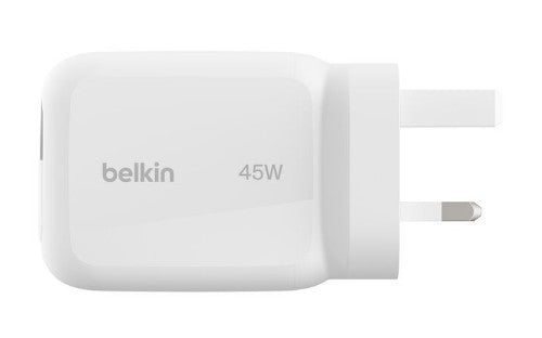 Belkin Retractable GaN Wall Charger 45W