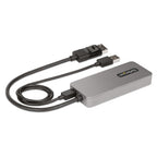 StarTech.com 3-Port MST Hub - DisplayPort to 3x HDMI, Triple 4K 60Hz Monitors, DP 1.4 Multi-Monitor Video Adapter, 1ft (30cm) Built-in Cable, USB Powered, Windows Only