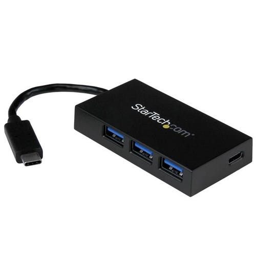 StarTech.com 4-Port USB-C Hub - USB-C to 1x USB-C and 3x USB-A - USB 3.0 Hub - 5Gbps - TAA