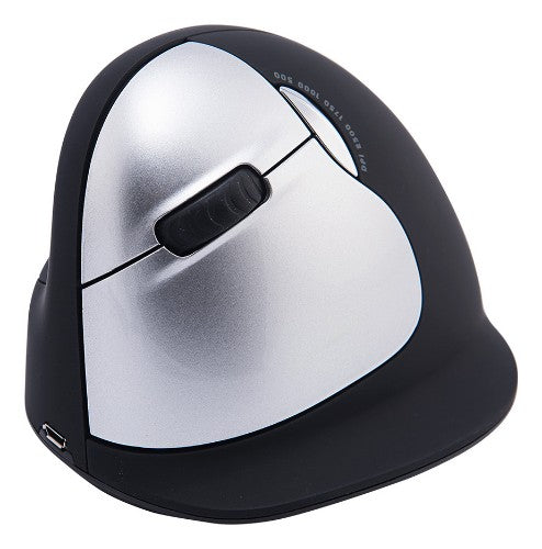 R-Go Tools Ergonomic mouse R-Go HE Break with break software, large (hand size &ge; 185 mm), left-handed, Bluetooth, black
