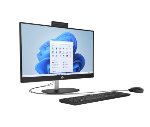 HP 24-cr0040na AMD Ryzen™ 5 7520U 60.5 cm (23.8") 1920 x 1080 pixels All-in-One PC 8 GB LPDDR5-SDRAM 512 GB SSD Windows 11 Home Wi-Fi 6 (802.11ax) Black