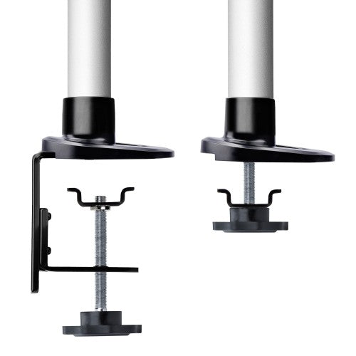 StarTech.com Desk Mount Monitor Arm For 27in 16:9 or 30in 21:9 Ultrawide Screens, VESA 75x75/100x100, Tool-Less Mechanical Spring Arm, C-Clamp/Grommet, TAA