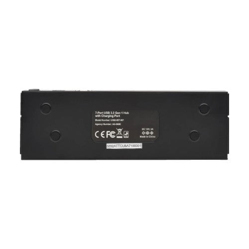 Tripp Lite U360-007-INT 7-Port USB-A Mini Hub - USB 3.x (5Gbps), International Plug Adapters