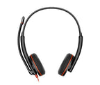 HP Poly Blackwire 3225 Stereo USB-C Headset +3.5mm Plug +USB-C/A Adapter