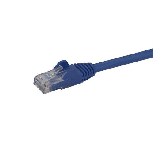 StarTech.com 3m CAT6 Ethernet Cable - Blue CAT 6 Gigabit Ethernet Wire -250MHz 100W PoE RJ45 UTP Network/Patch Cord Snagless w/Strain Relief Individually Tested
