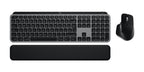 Logitech Master MX Keys S Combo for Mac keyboard Mouse included Home/Office RF Wireless + Bluetooth QWERTY UK English Aluminium, Black