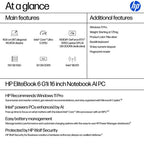 HP EliteBook 6 G1i AI Intel Core Ultra 5 225U Laptop 40.6 cm (16") WUXGA 32 GB DDR5-SDRAM 512 GB SSD Wi-Fi 7 (802.11be) Windows 11 Pro AI PC Silver