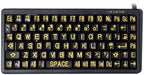 CHERRY G84-4100 COMPACT KEYBOARD Corded, USB/PS2 Black, (QWERTY - UK)