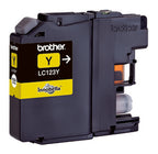 Brother LC-123Y Ink cartridge yellow, 600 pages ISO/IEC 24711 5.9ml for Brother DCP-J 132/MFC-J 4510/MFC-J 6920