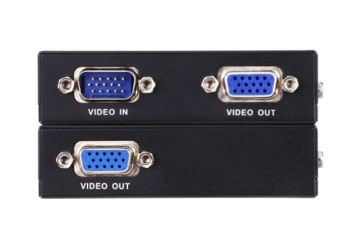 ATEN VE150A AV extender AV transmitter & receiver Black