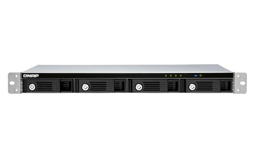 QNAP TR-004U storage drive enclosure HDD/SSD enclosure Black, Grey 2.5/3.5"