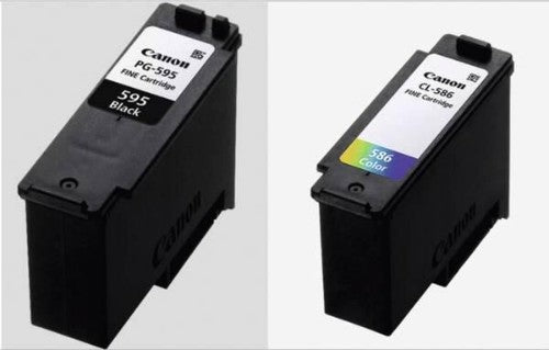 Canon 7171C004/PG-595/CL-586 Ink cartridge multi pack black + color + Photopaper GP-501 6,7ml + 9,9ml Pack=2 for Canon Pixma TS 4150