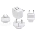 StarTech.com Dual-Port USB Wall Charger - International Travel - 17W/3.4A - White