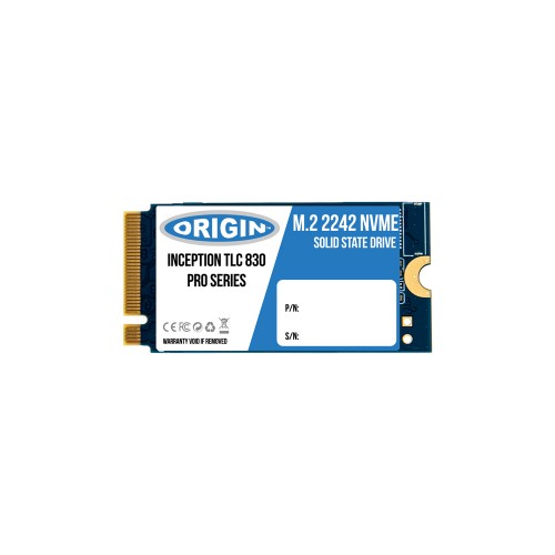 Origin Storage Inception SSD 512GB NVMe M.2 3D TLC 42mm