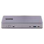 StarTech.com USB-C Docking Station - Multi Monitor HDMI/DP/DP Alt Mode USB-C Dock - 3x 4K30 / 2x 4K60 - 7-Port USB Hub - 60W Power Delivery - GbE - 3.5mm Audio - Works With Chromebook certified - TAA