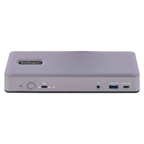StarTech.com USB-C Docking Station - Multi Monitor HDMI/DP/DP Alt Mode USB-C Dock - 3x 4K30 / 2x 4K60 - 7-Port USB Hub - 60W Power Delivery - GbE - 3.5mm Audio - Works With Chromebook certified - TAA