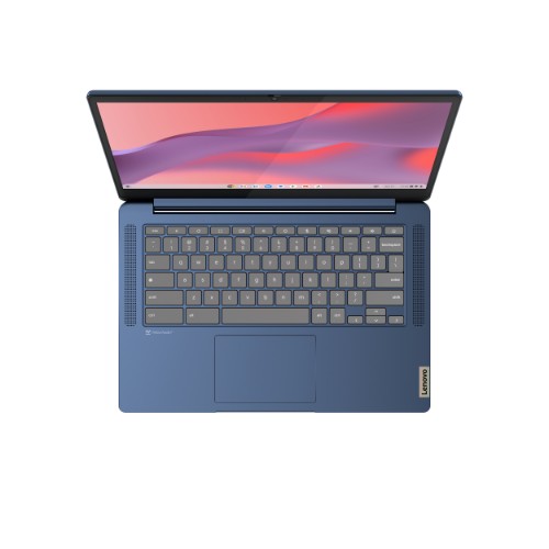 Lenovo IdeaPad Slim 3 Chrome 14M868 MediaTek Kompanio 520 Chromebook 35.6 cm (14") Full HD 8 GB LPDDR4x-SDRAM 128 GB eMMC Wi-Fi 6 (802.11ax) ChromeOS UK English Blue
