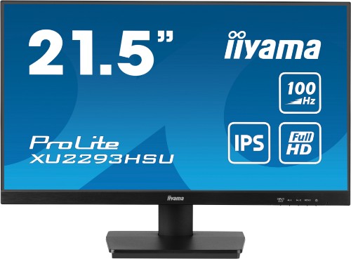 iiyama ProLite 21.5” IPS Full HD monitor with USB-Hub, 1ms MPRT and 100Hz refresh rate