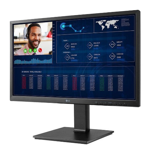 LG 24CQ650N-6N Intel® Celeron® N5105 60.5 cm (23.8") 1920 x 1080 pixels All-in-One thin client 4 GB DDR4-SDRAM 16 GB eMMC Wi-Fi 6 (802.11ax) Black
