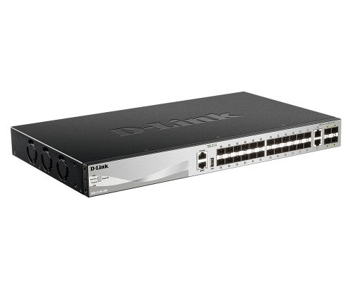 D-Link 24 x SFP ports Layer 3 Stackable Managed Gigabit Switch