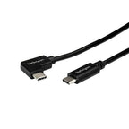 StarTech.com 3ft (1m) USB-C Charging Cable, Right-Angled, Charge & Sync, 60W (3A) PD, USB 2.0 Laptop Charger Cable - USB C Charging Cord