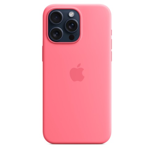 Apple iPhone 15 Pro Max Silicone Case with MagSafe - Pink
