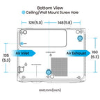 BenQ AH500ST Short throw projector 4000 ANSI lumens DLP 1080p (1920x1080) Black