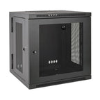 Tripp Lite SRW12US SmartRack 12U Low-Profile Switch-Depth Wall-Mount Small Rack Enclosure, Hinged Back