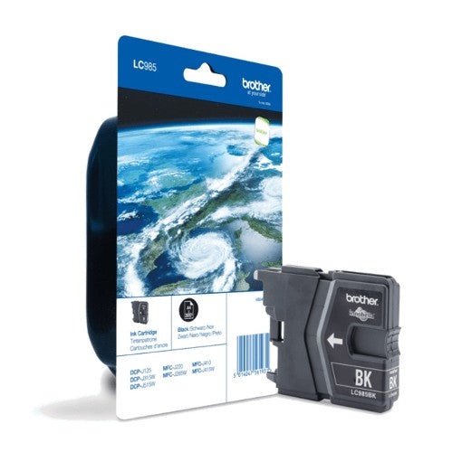 Brother LC-985BK Ink cartridge black, 300 pages ISO/IEC 24711 9ml for Brother DCP-J 125