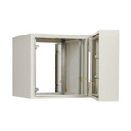 Tripp Lite SRN4G12US SmartRack Industrial Enclosure with Lock - NEMA 4, Wall Mount, Metal Construction, Hinged Back, 28 in. Depth, 12U, Gray