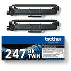 Brother TN-247BKTWIN Toner-kit black high-capacity twin pack, 2x3K pages ISO/IEC 19752 Pack=2 for Brother HL-L 3210