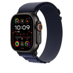 Apple 49mm Navy Alpine Loop - Large - Black Titanium Finish