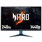 Acer NITRO VG2 Nitro VG272UW2 - 27" Quad HD (2560x1440), 240Hz, 0.5ms, ZeroFrame, HDR400, AMD FreeSync Premium Gaming Monitor