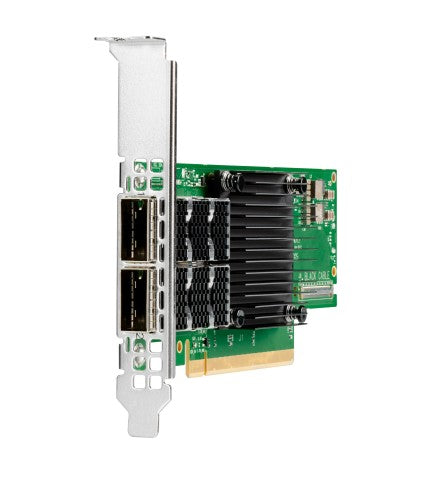 HPE InfiniBand HDR100/Ethernet 100Gb 2-port QSFP56 PCIe4 x16 MCX653106A-ECAT Adapter