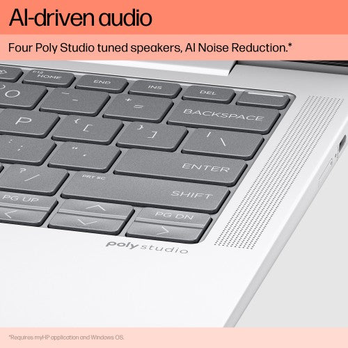 HP EliteBook 1040 G11 Intel Core Ultra 5 125H Laptop 35.6 cm (14") WUXGA 16 GB LPDDR5x-SDRAM 512 GB SSD Wi-Fi 7 (802.11be) Windows 11 Pro AI PC Silver