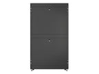 Vertiv VR3100SP rack cabinet 42U Freestanding rack Black, Transparent