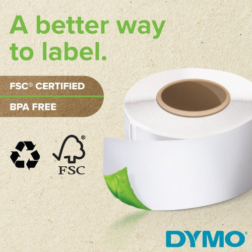 Dymo 11352/S0722520 DirectLabel-etikettes, 500 pages 54mm x 25mm for Dymo 400 Duo/60mm
