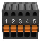 Axis TU6008 wire connector 5-PIN Black, Orange