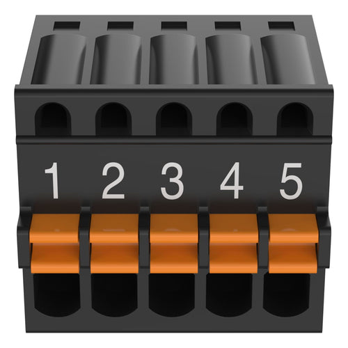 Axis TU6008 wire connector 5-PIN Black, Orange