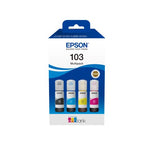 Epson C13T00S64A/103 Ink bottle multi pack Bk,C,M,Y, 4x4.5K pages 70ml Pack=4 for Epson L 1110