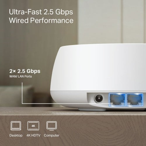 TP-Link BE3600 Whole Home Mesh Wi-Fi 7 System(1-Pack)