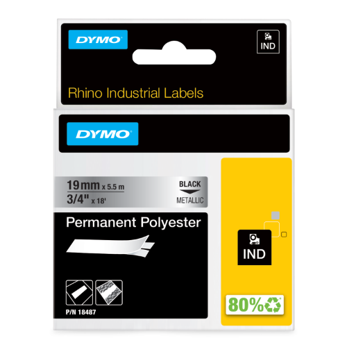 DYMO IND Permanent Polyester