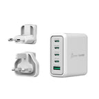 j5create JUP53100 100W GaN USB-C® 5-Port Charger