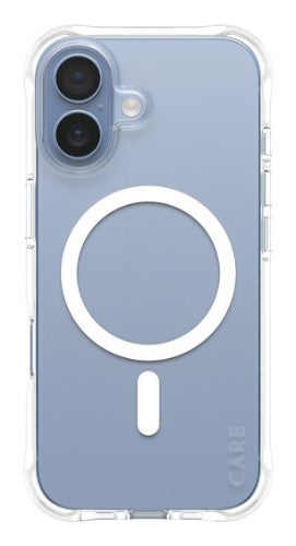 PanzerGlass CARE by ® Fashionable Case Samba Transparent w. White MagSafe iPhone 17