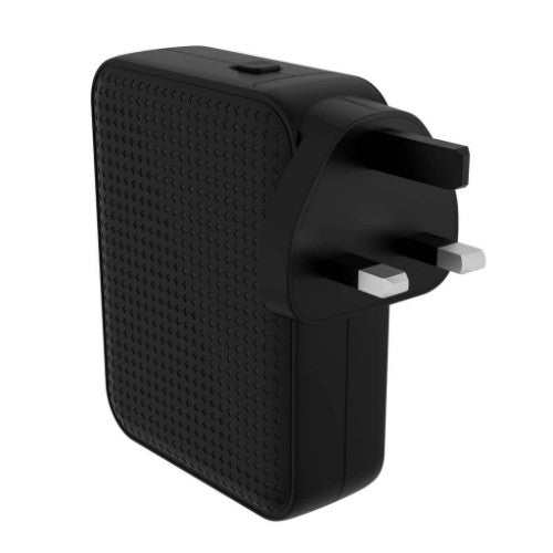 HYPER HJ1001BKWWGL mobile device charger Gaming controller, Mobile phone, Netbook, Laptop, Smartphone, Tablet Black AC Fast charging Indoor