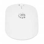 Manhattan Performance III Wireless Mouse, White, 1000dpi, 2.4Ghz (up to 10m), USB, Optical, Ambidextrous, Three Button with Scroll Wheel, USB nano receiver, AA battery (not included), Low friction base, Three Year Warranty