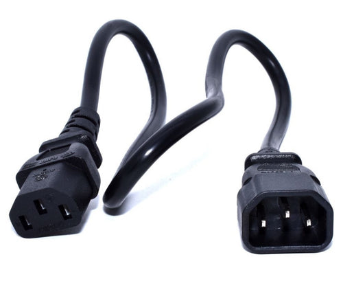 Zebra CS-RAC-IEC-CRD power cable Black 0.48 m C13 coupler C14 coupler