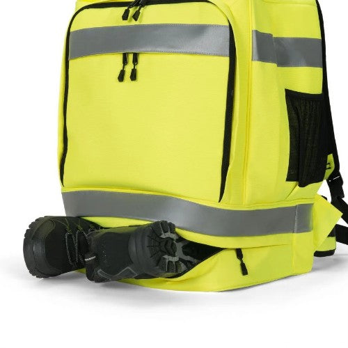 DICOTA Hi-Vis backpack Yellow Polyethylene terephthalate (PET), Thermoplastic polyurethane (TPU)